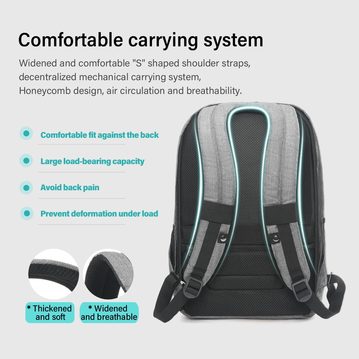 Tigernu Men Anti Theft Backpack 15.6inch Laptop Backpack Bags With USB Port Travel Bags Male Mochila Casual Schoolbags Knapsack