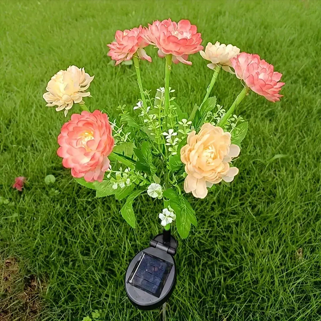 Solar snowdrop light, outdoor solar garden light for yard, garden, path, sidewalk, terrace, lawn decoration