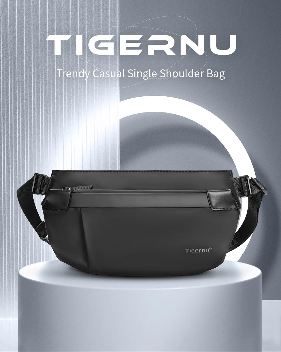 Tigernu Shoulder Bags Cross Bag Fashion Men's Bag Aesthetic Bags For Men Korean Shoulder Bag Male Chest Bag Lightweight Slingbag