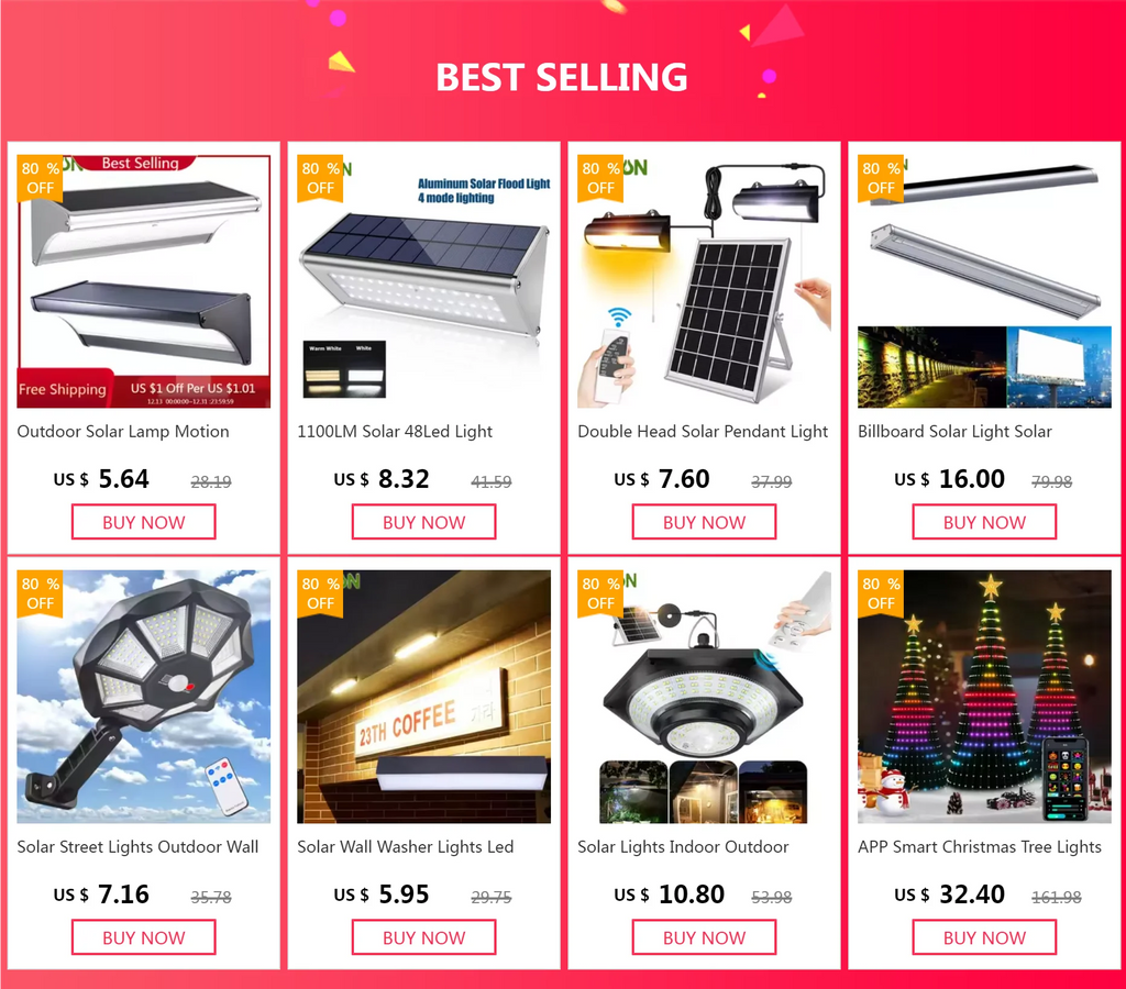 Solar Power Wall Lights  with Motion Sensor Outdoor Sunlight Charge Waterproof Street Light Garden Led Solar Spotlight