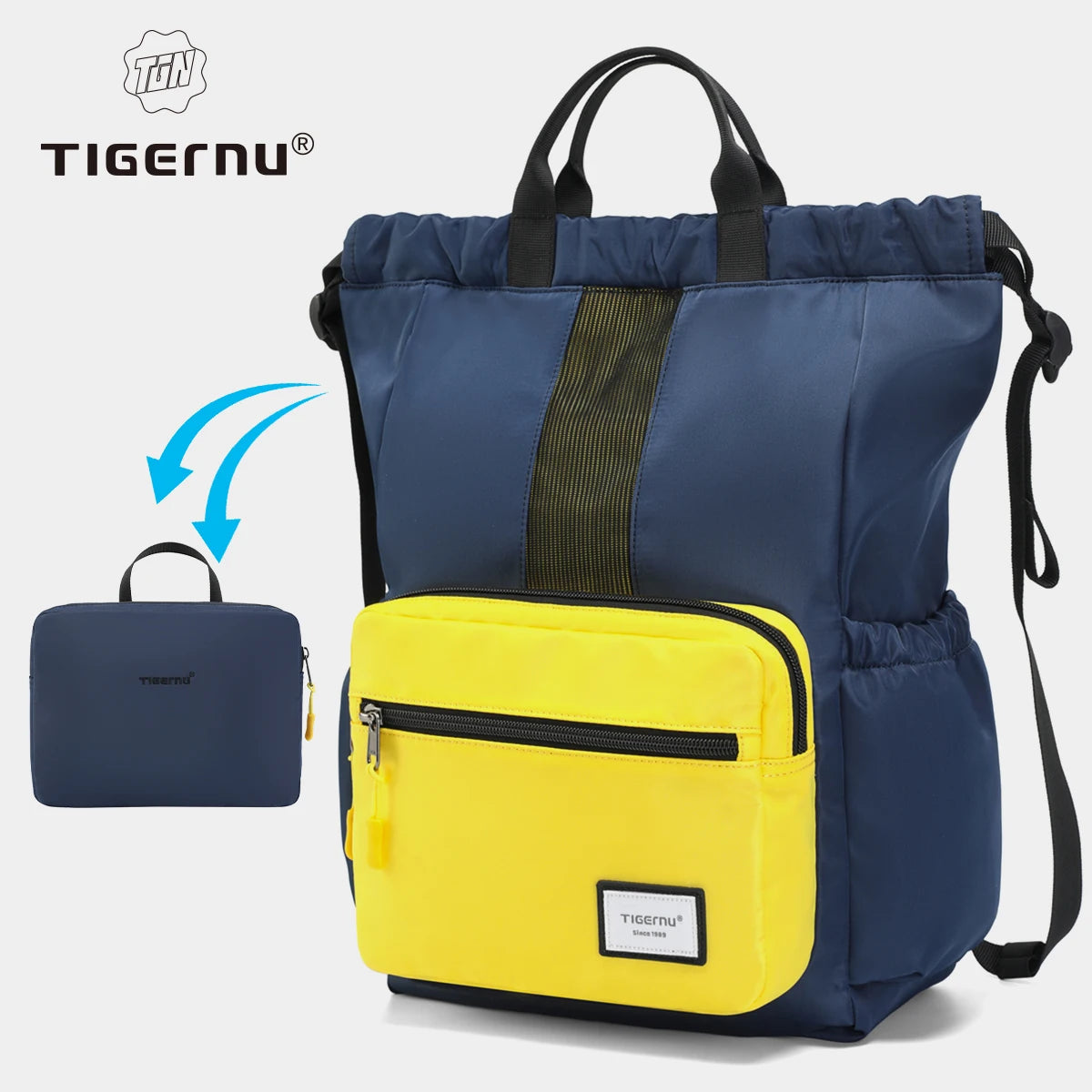 Tigernu Women Backpack Bags Foldable Backpacks Men Child Schoolbag 14'' Laptop Backpack Lightweight Travel Bags School Backpacks
