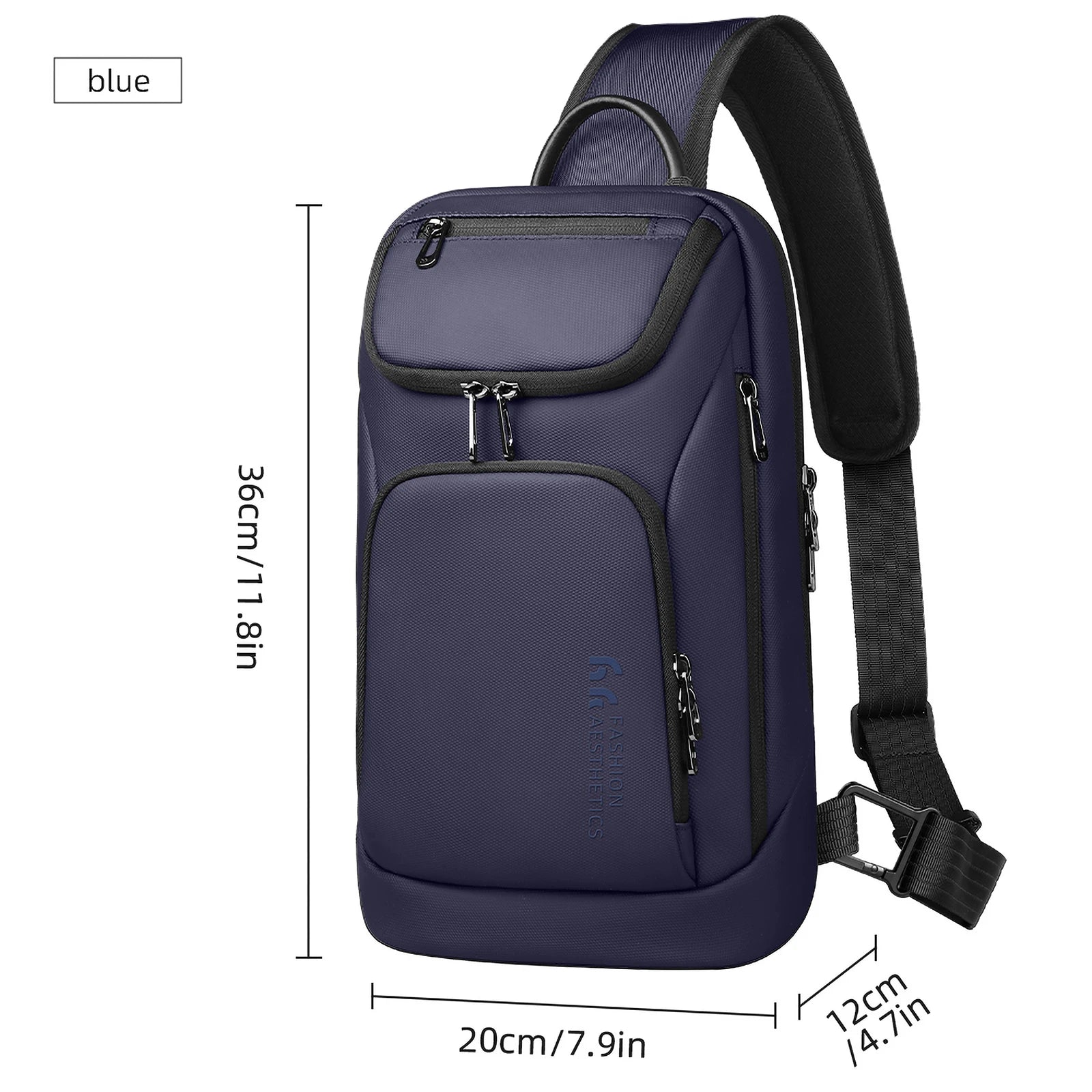 HK Business Crossbody Bag For Men Portable Shoulder Messenger Bags Male Waterproof Travel Short Trip Chest Bag For 11 Inch iPad