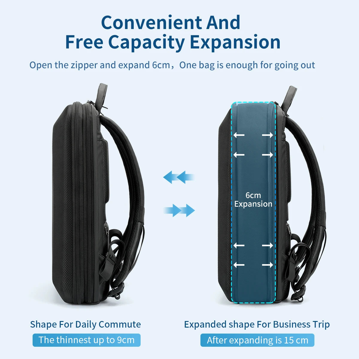Tigernu Men Backpack 15.6 17inch Laptop Backpacks Bag Thin Backpack Anti-theft Bag Male Travel Backpack School Backpack Business