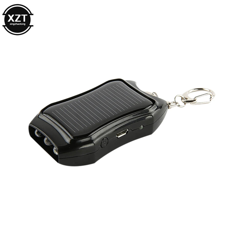 New 1000mAH Solar Keychain Solar Charger Mobile Power Supply Energy Saving Charger/Battery Power Bank For Cellphones Accessories