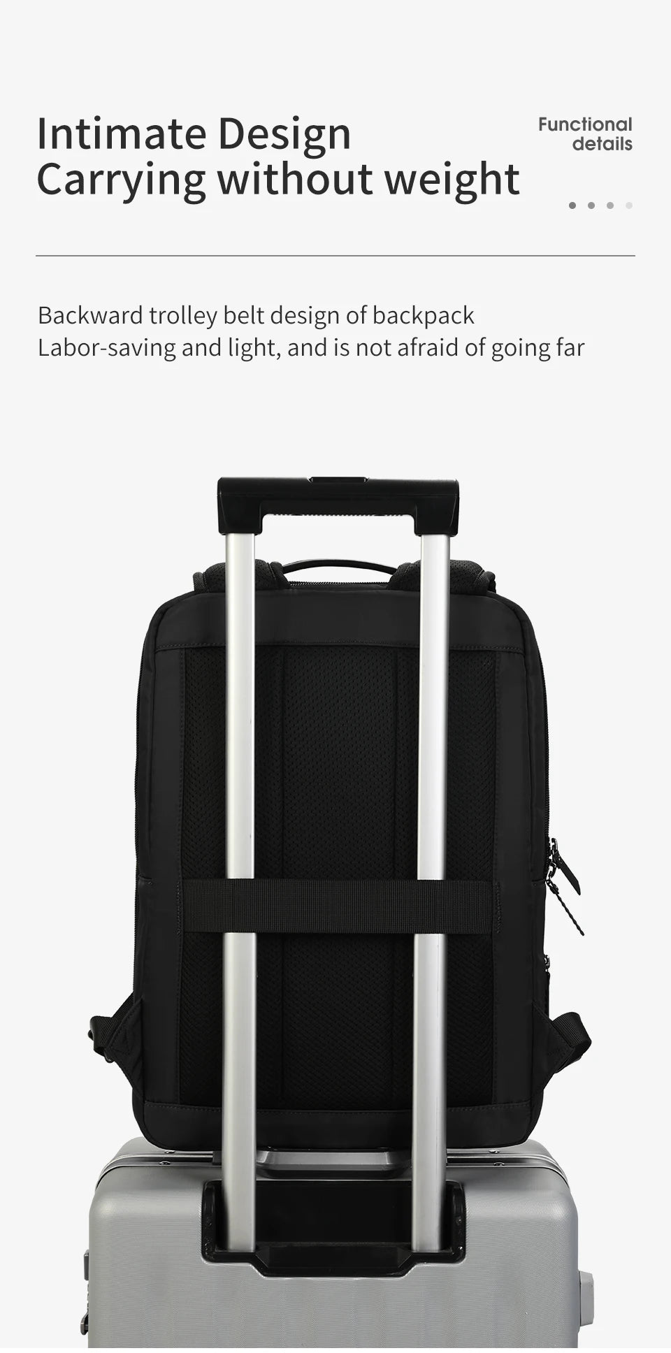 Tigernu Expandable Backpacks For Men 15.6inch Laptop Backpack Bags College Thin Travel Bags Male Lightweight Schoolbag Knapsack