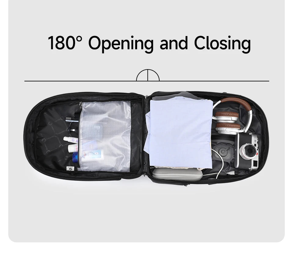 Tigernu Vacuum Compression Backpacks 15.6 17inch Laptop Backpack Men Automatic Vacuum Backpack No Pump Travel Backpack Bags TSA