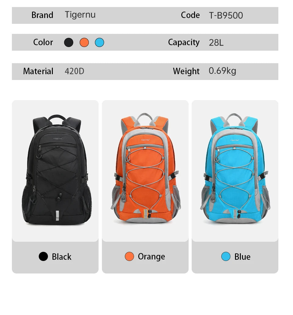 Tigernu Climbing Backpacks Men Outdoor Bag Waterproof Travel Backpack Women Light Sport Backpack Bag For Men Hiking Bag Rucksack