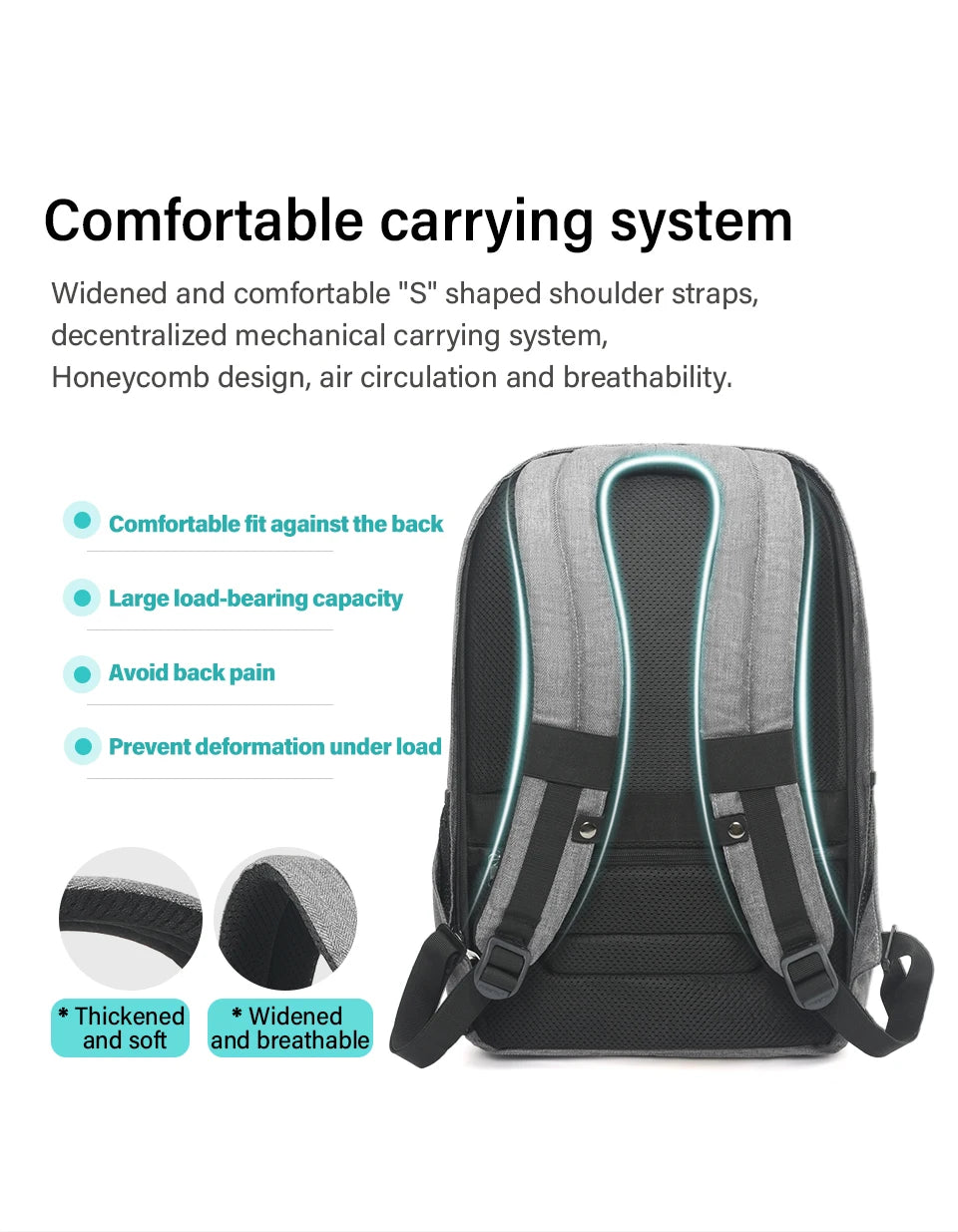 Tigernu Men Anti Theft Backpack 15.6inch Laptop Backpack Bags With USB Port Travel Bags Male Mochila Casual Schoolbags Knapsack