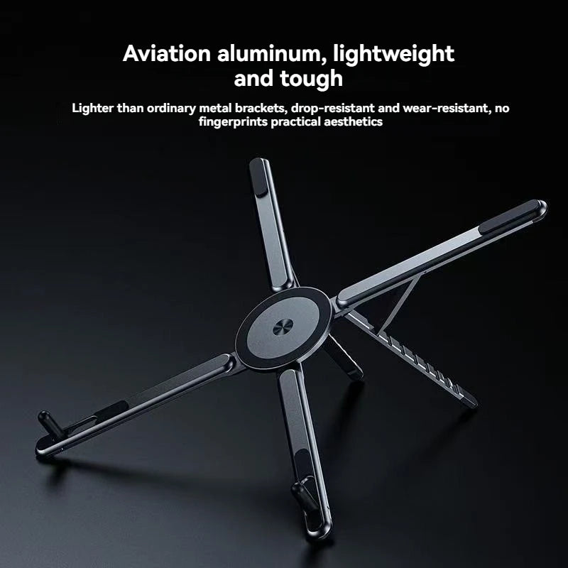 Multifunctional Magnetic Phone Holder Handheld Selfle Stick Foldable Tripod Portable Desk Stand for iPhone ipad Tablet Laptop