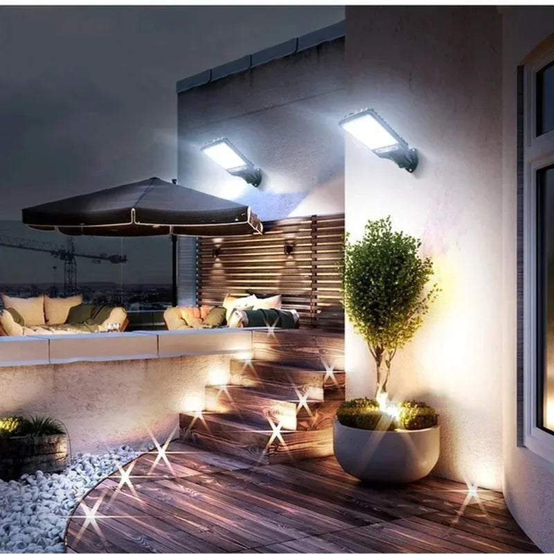 Solar LED Light, Outdoor Waterproof Wall Lamp, Dusk to Dawn Fence Lighting for Summer Garden Yard Porch Walkway Camping Home Dec