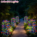 Solar Willow Lawn Lights Outdoor Waterproof for Courtyard Garden Terrace Balcony Wedding Festival Outside Decorative Lights